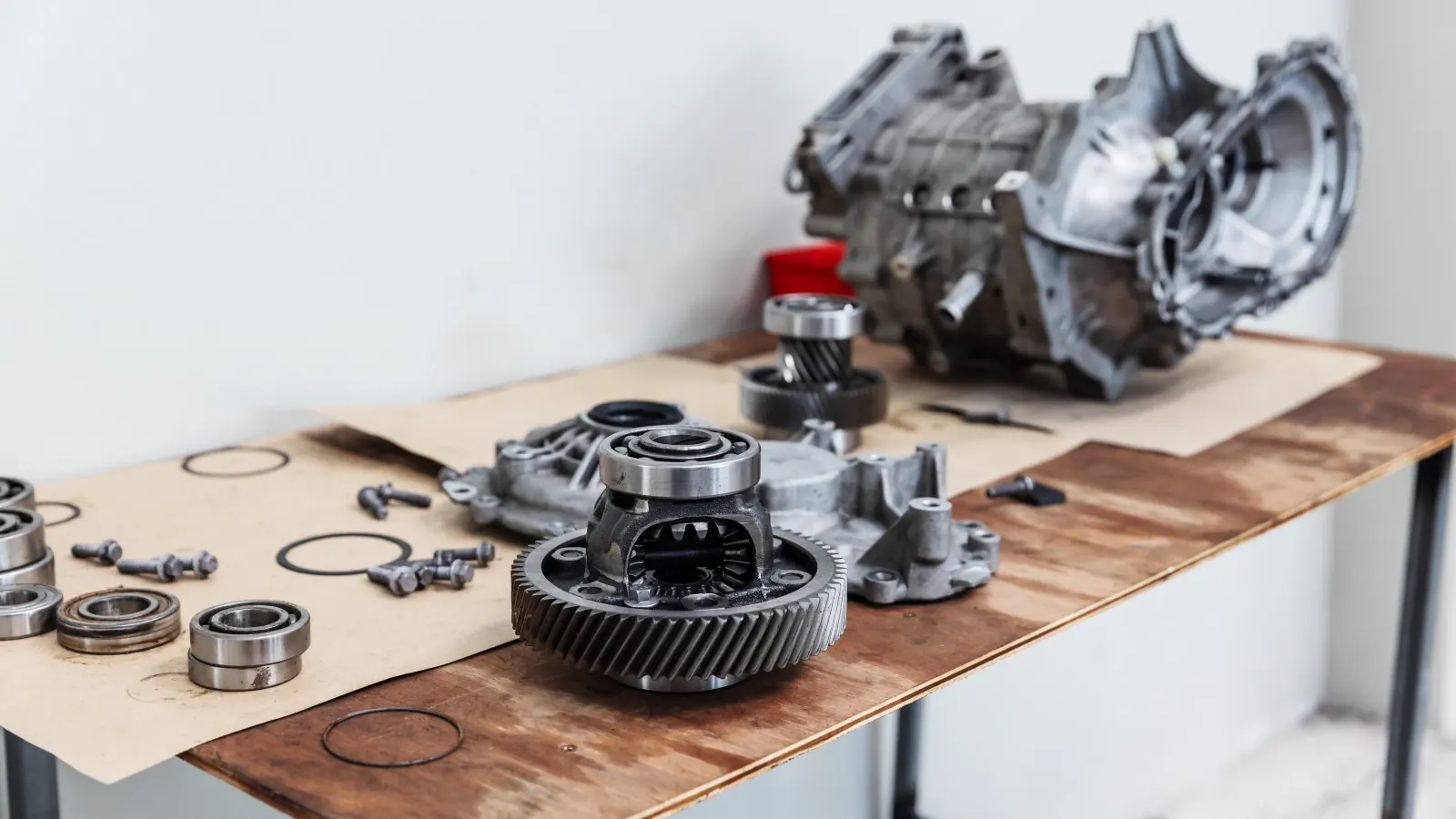 Automotive gear manufacturing case